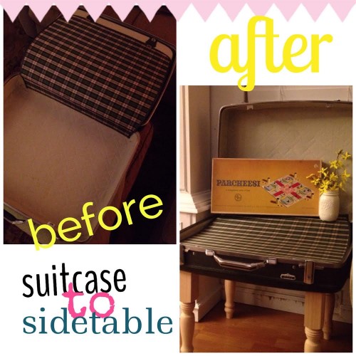 {Suitcase makeover by Larisa Majors from her blog Life With Larisa.}  