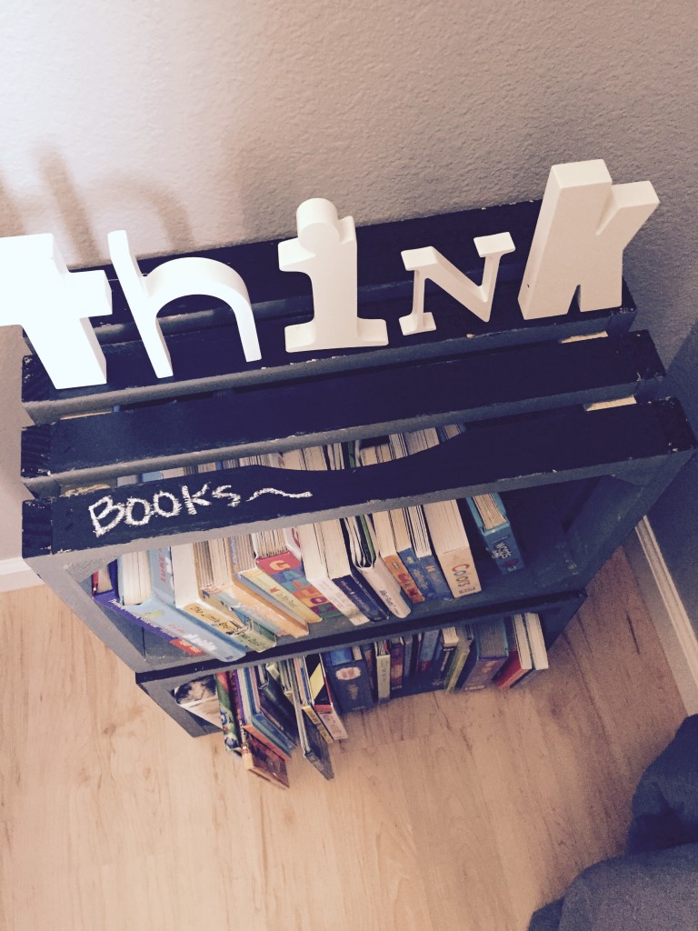 DIY bookshelf