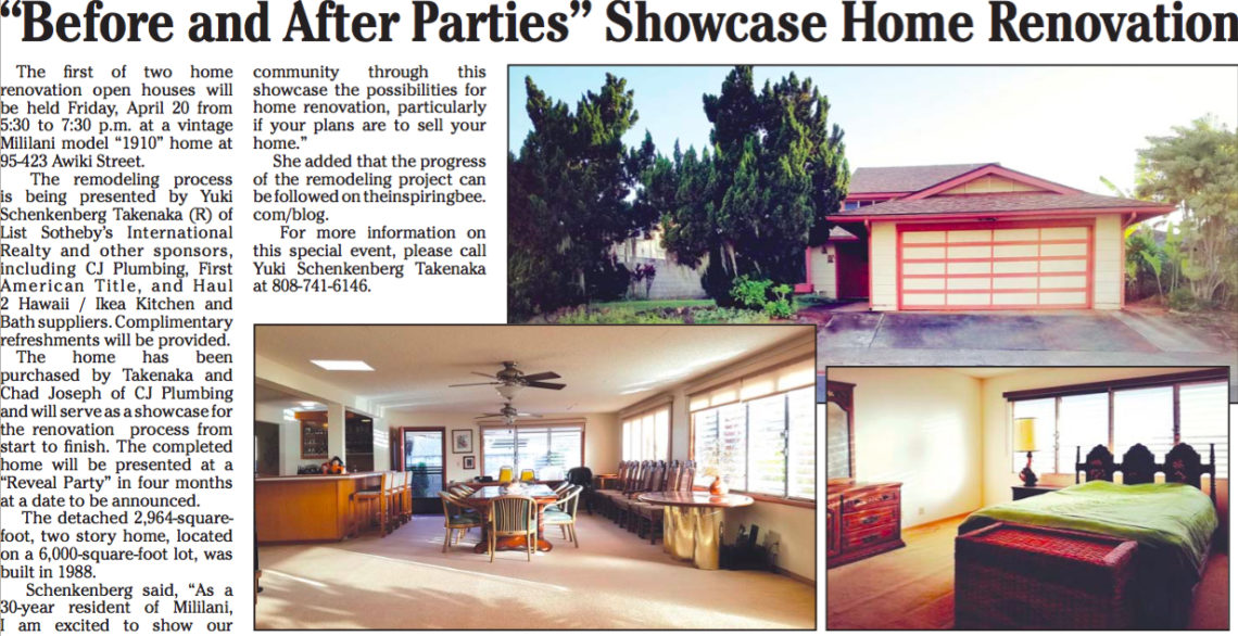 Inspiring Hawaii Home Remodel Party The Inspiring Bee